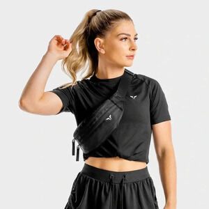 Squatwolf Core Bumbag in Onyx Unisex Belt Bag Fanny Pack Bumbag Black